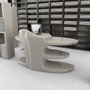 Desk Reception,Cassa Futuristico ed Elegante in Adamantx®, by Poli Maurizio Designer