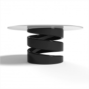 Tavolino Design in Adamantx® e Cristallo by Dario Martinelli