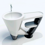 Lavabo Design Totohu in Adamantx | ZADITALY