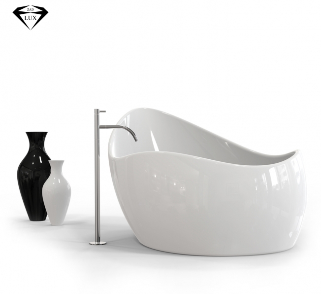 Vasca da bagno in Adamantx®, by Gianluca Minchillo per Zad Italy Design