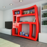 Libreria Design Boom in Adamantx® by Maurizio Poli